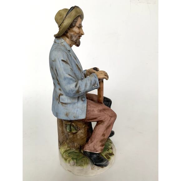 Vintage Home Interior Old Man Woman Collection #8816. HOMCO 13.5 " Tall Japan - Picture 4 of 10